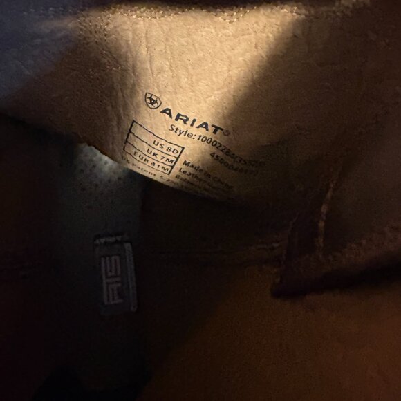 NEW Mens Ariat ATS Heritage Roper Brown Boots Size 8 D 10002284 - Picture 13 of 13